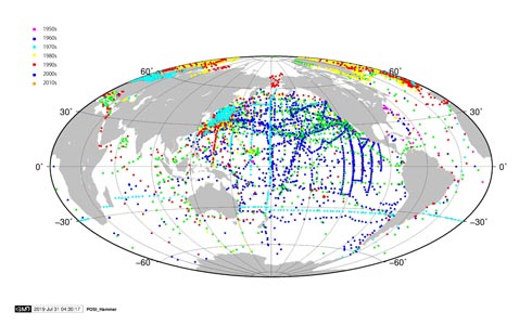 sampling location map